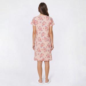 Womens Elizabeth & Nicole Blush Floral Lace Nightgown alternate view